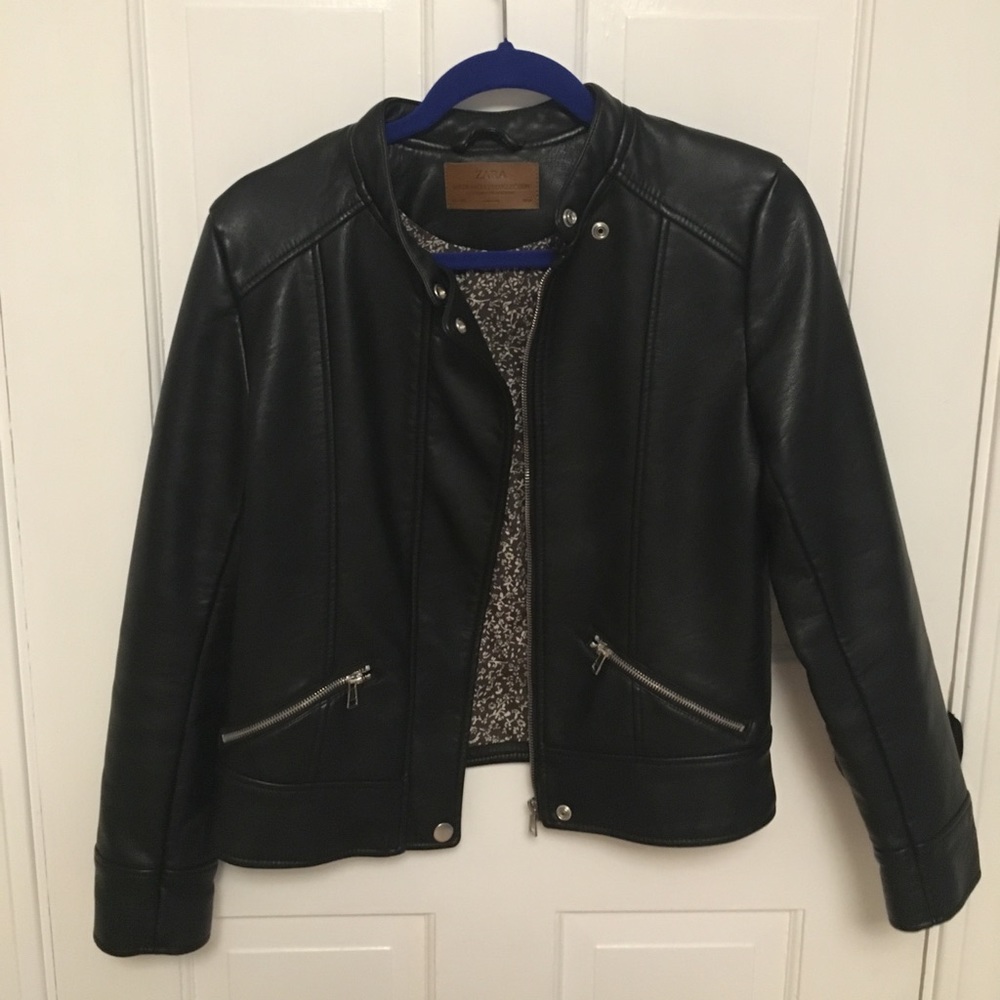 Zara Girls Leather Jacket